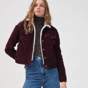 Maroon Corduroy Levi’s Jacket